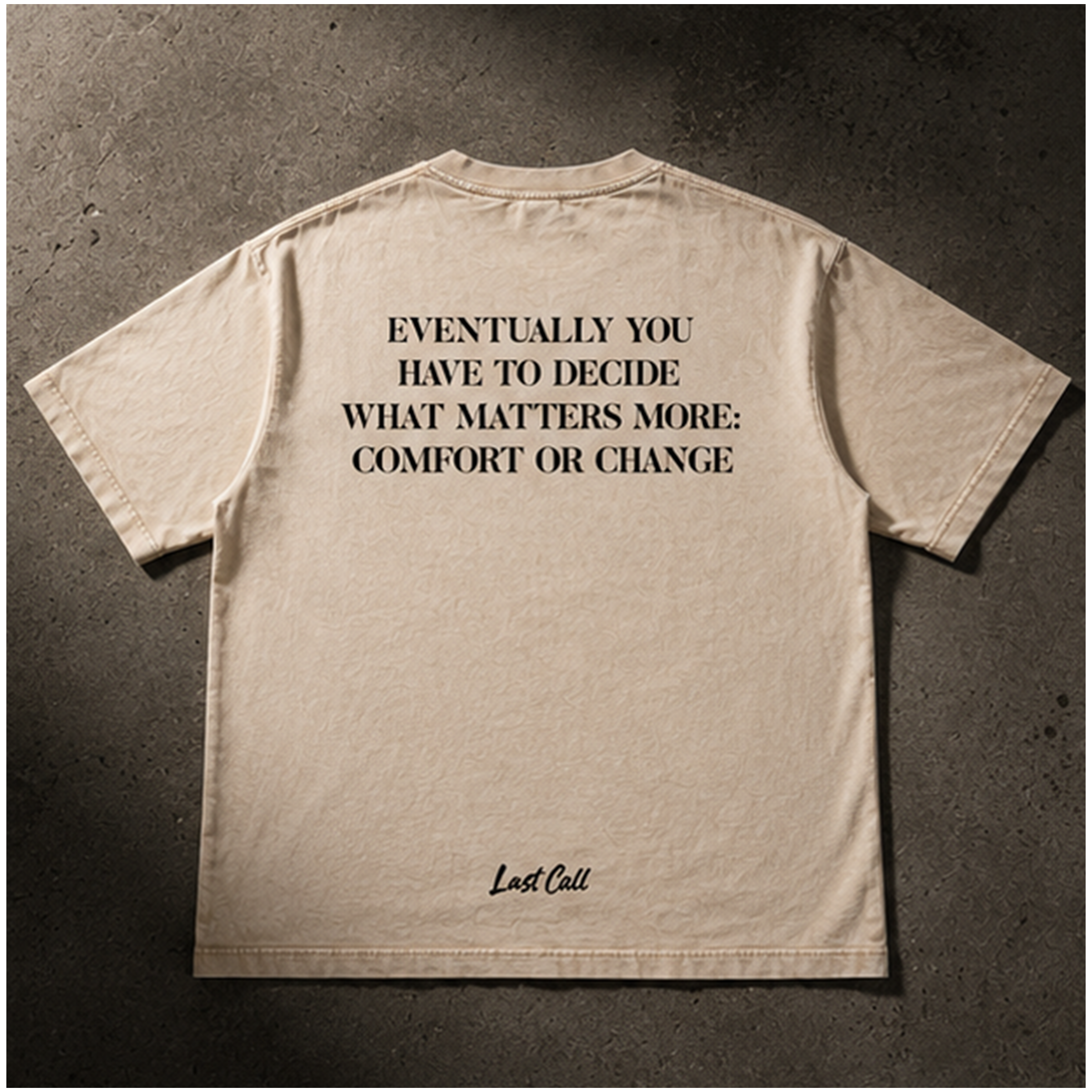 COMFORT OR CHANGE - Mineral Wash Tee