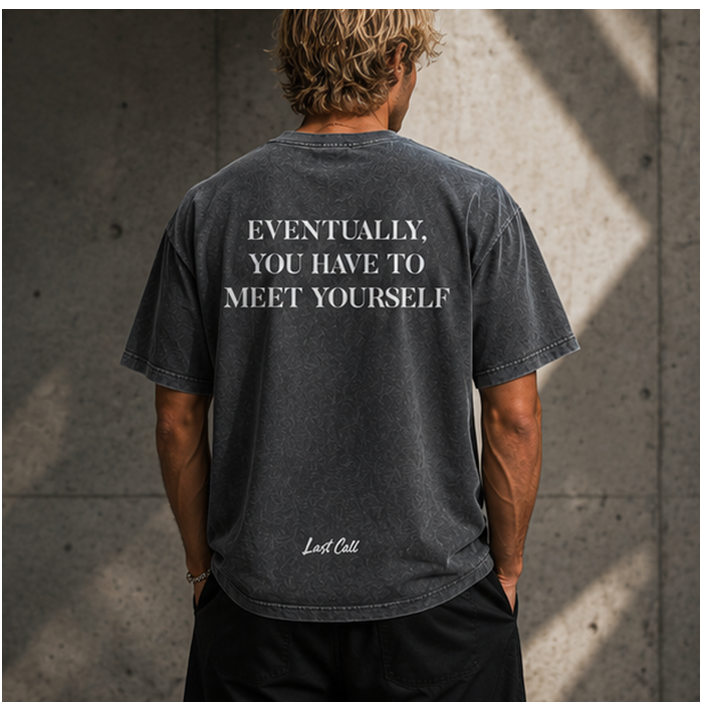 MEET YOURSELF - Snow Washed Tee