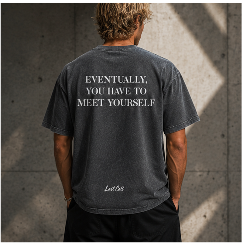 MEET YOURSELF - Snow Washed Tee