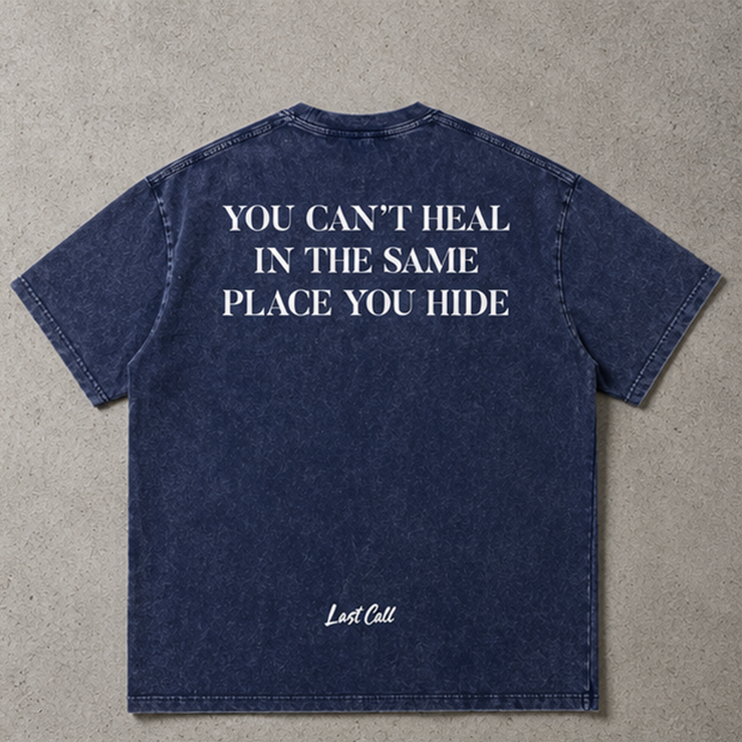 THE PLACES YOU HIDE - Snow Washed Tee