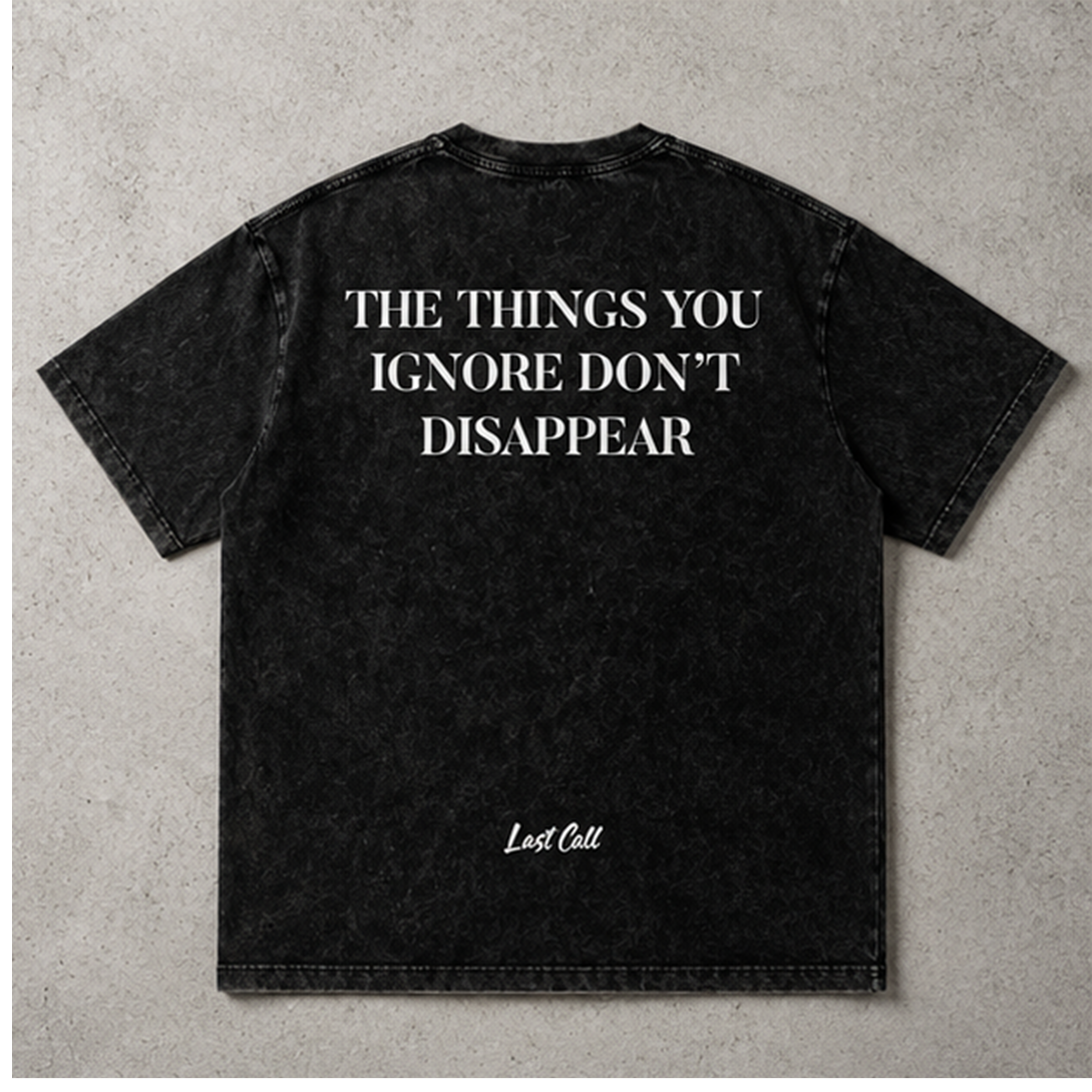THE THINGS YOU IGNORE - Snow Washed Tee