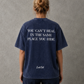 THE PLACES YOU HIDE - Snow Washed Tee