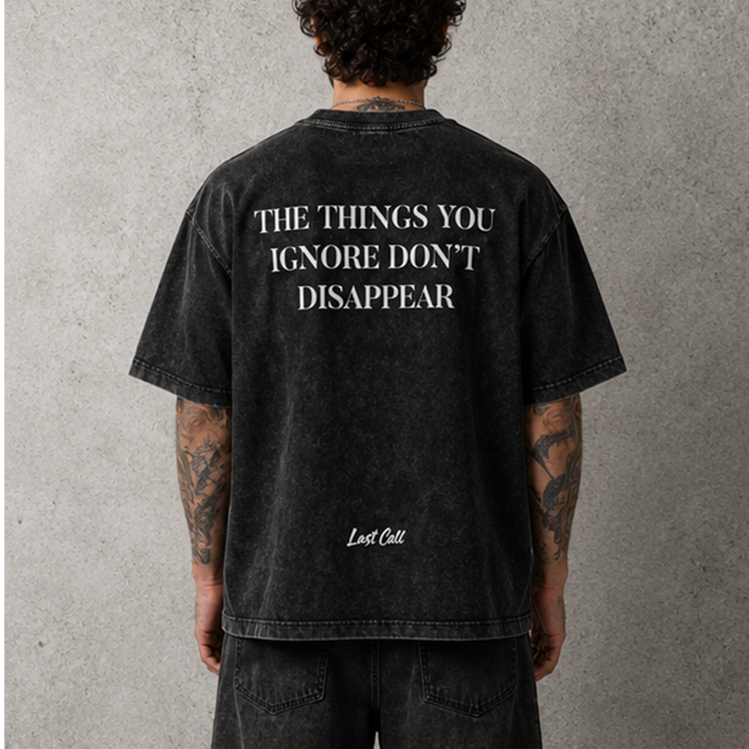 THE THINGS YOU IGNORE - Snow Washed Tee