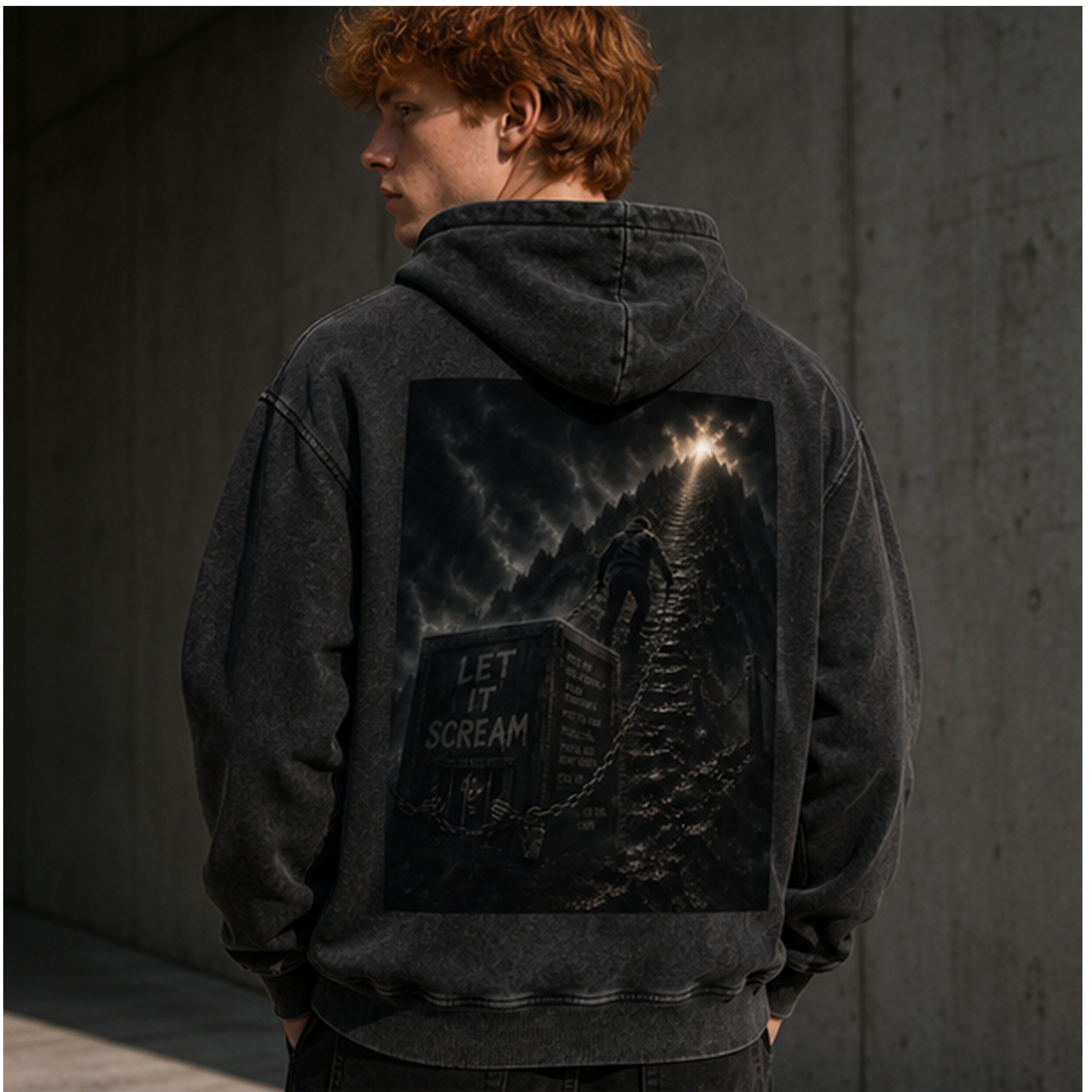 THE VOICES - Snow Wash Hoodie