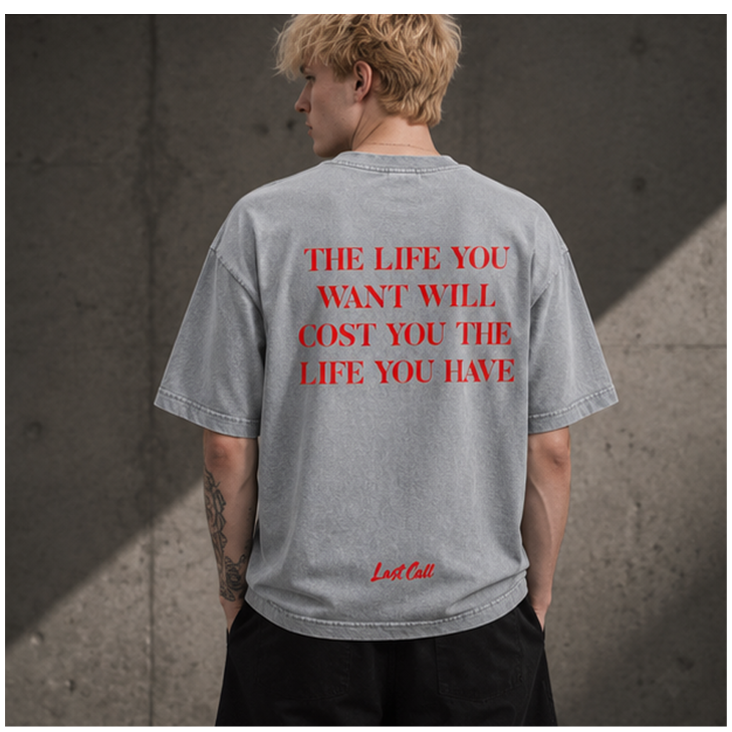 THE LIFE YOU WANT - Mineral Wash Tee