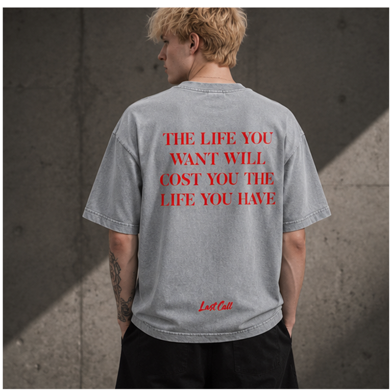 THE LIFE YOU WANT - Mineral Wash Tee