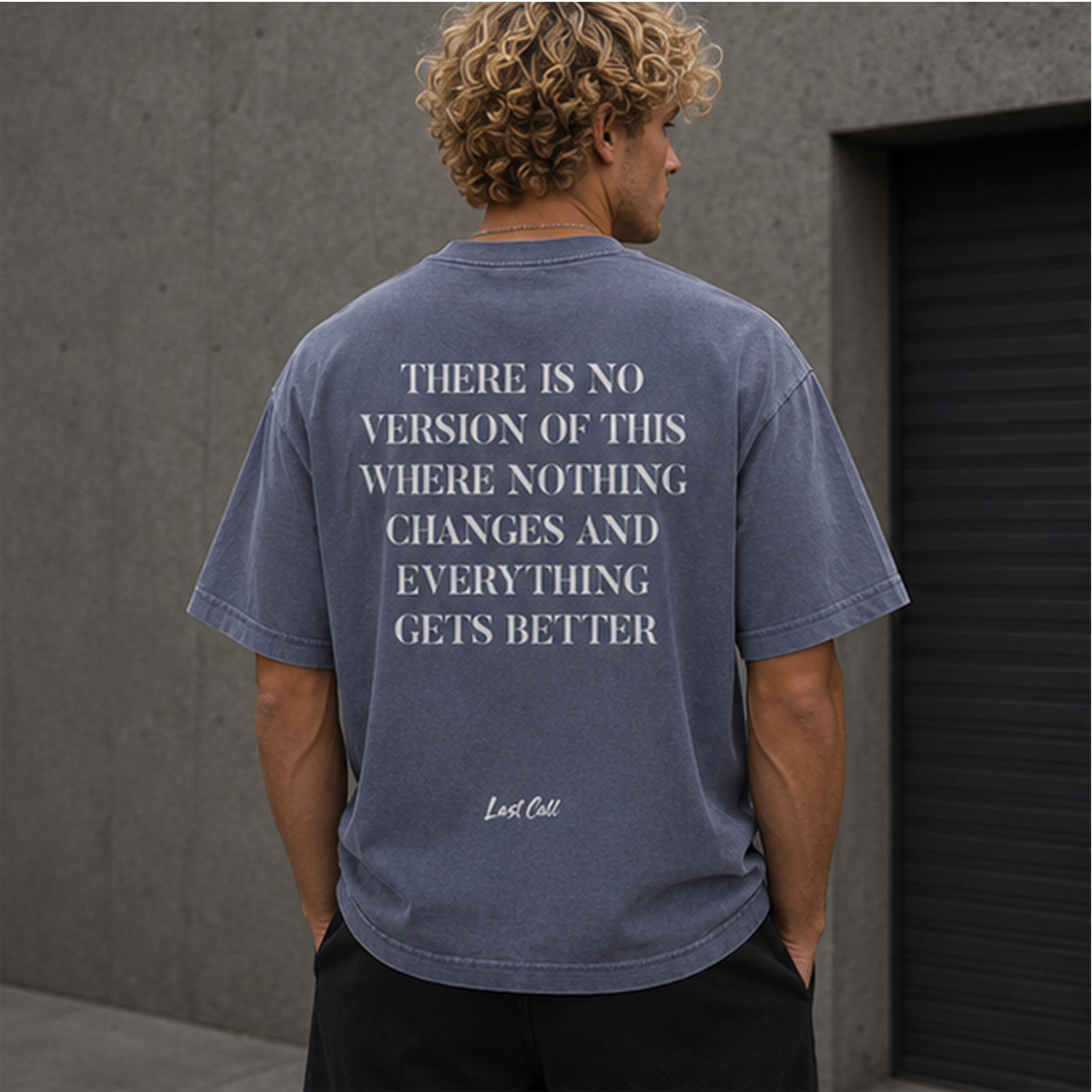 CHANGE MUST HAPPEN - Vintage Washed Tee
