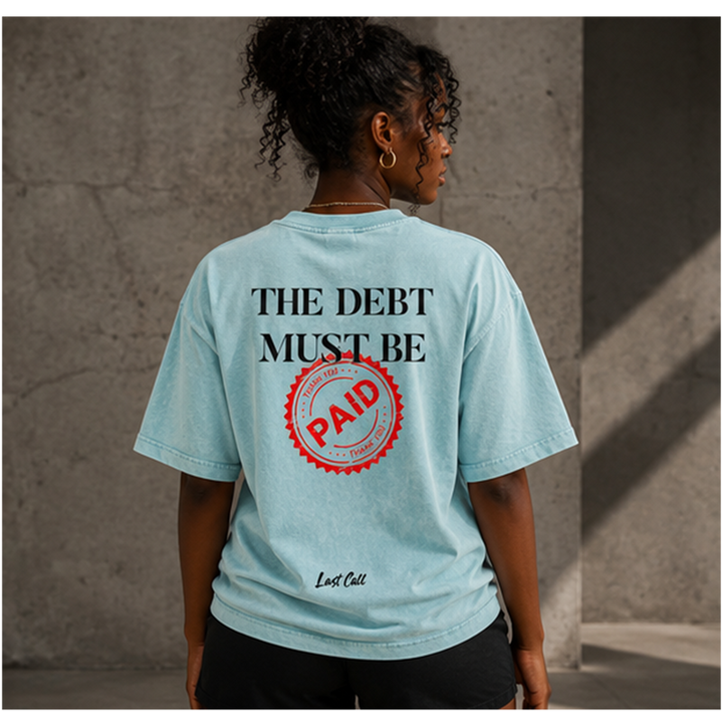 THE DEBT - Snow Washed Tee