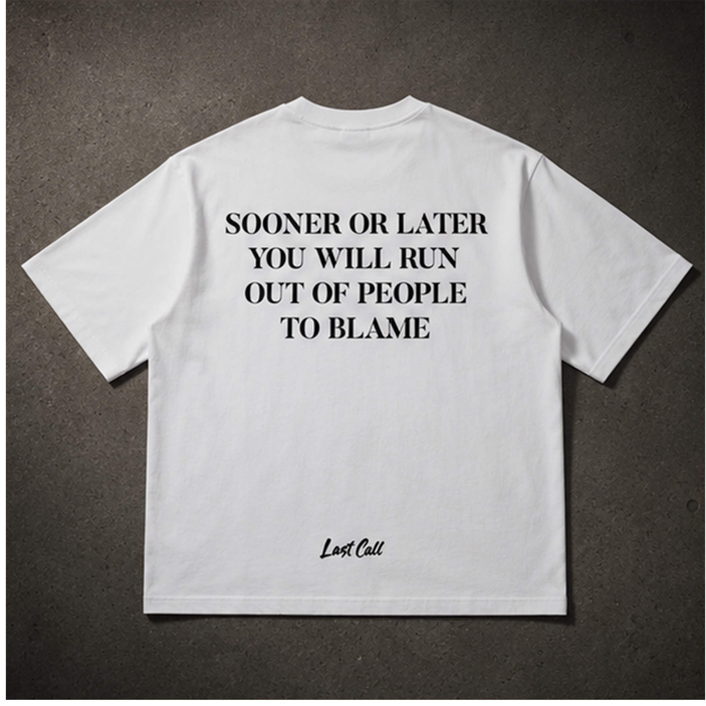 THE BLAME - Boxy Raw-Edge Tee